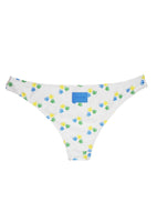 The Aruba bikini briefs made from the Pescadores Logo Print